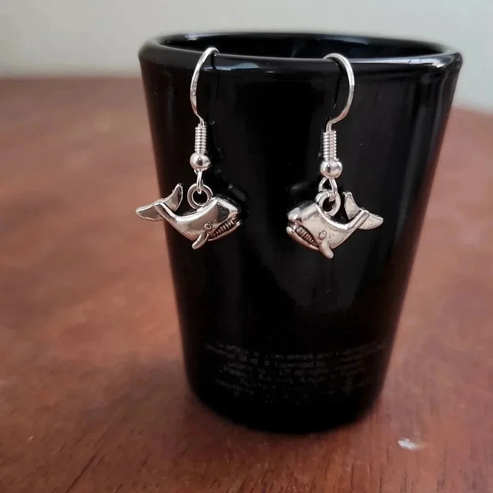 Whale Earrings